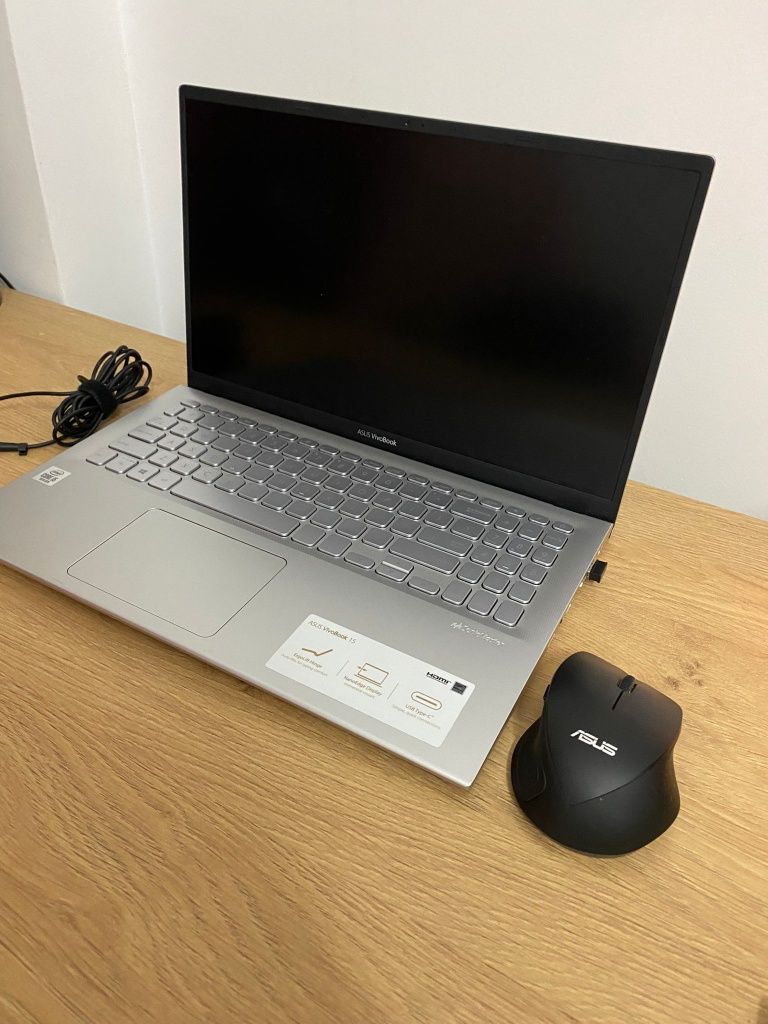 Laptop ASUS VivoBook S512J, cu mouse și geantă