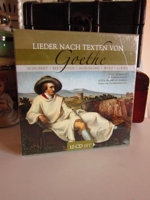 cadou rar 10xCD Beethoven, Schubert etc Cantece pe texte Goethe 2008