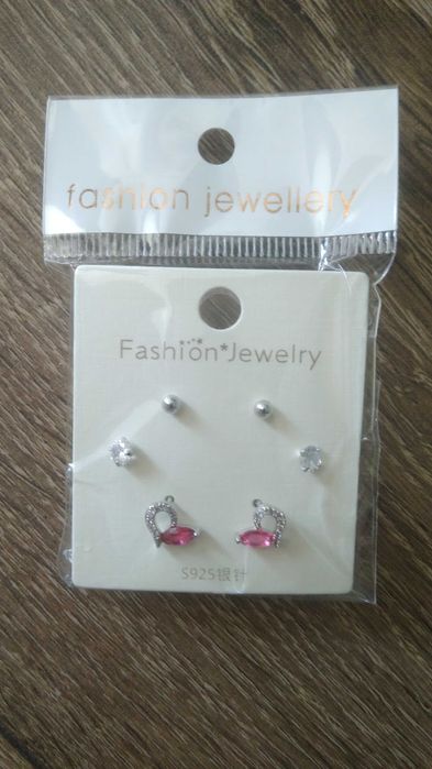 Серьги гвоздики из серебра