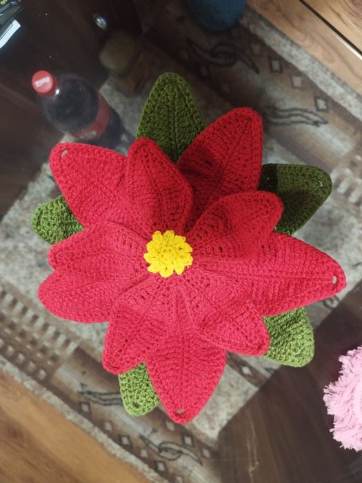 Ръчно изработена Коледна звезда