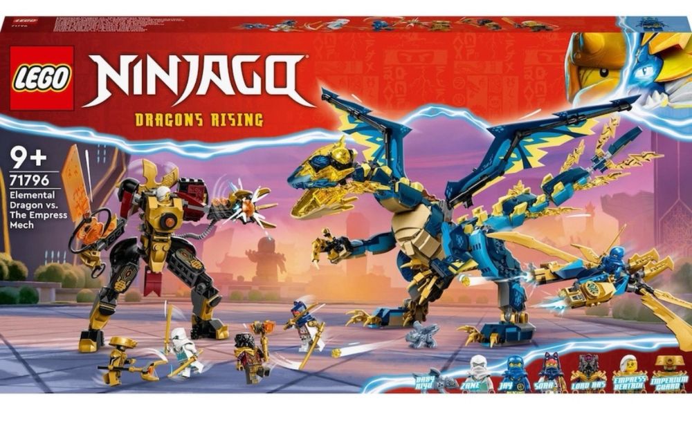LEGO NINJAGO Стихиен дракон срещу робот на Императрицата