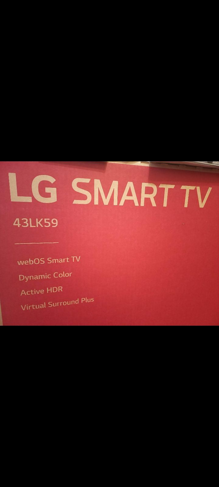 Продаю телевизор LG Smart TV. Разбитый экран.
