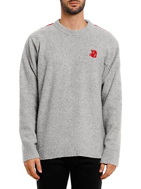 80% вълнa Diesel K-Casy Wool Blend Textured Pullover мъжки пуловер - L