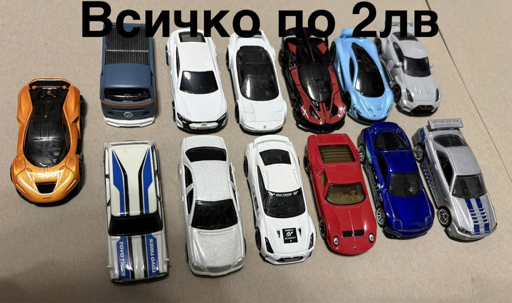 Hot wheels и Majorette колички