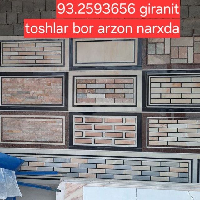 Granit toshlar sotiladi