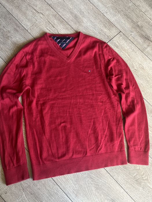 Tommy Hilfiger : Cotton Cashmere V Neck - 5% Кашмир размер М /Оригинал