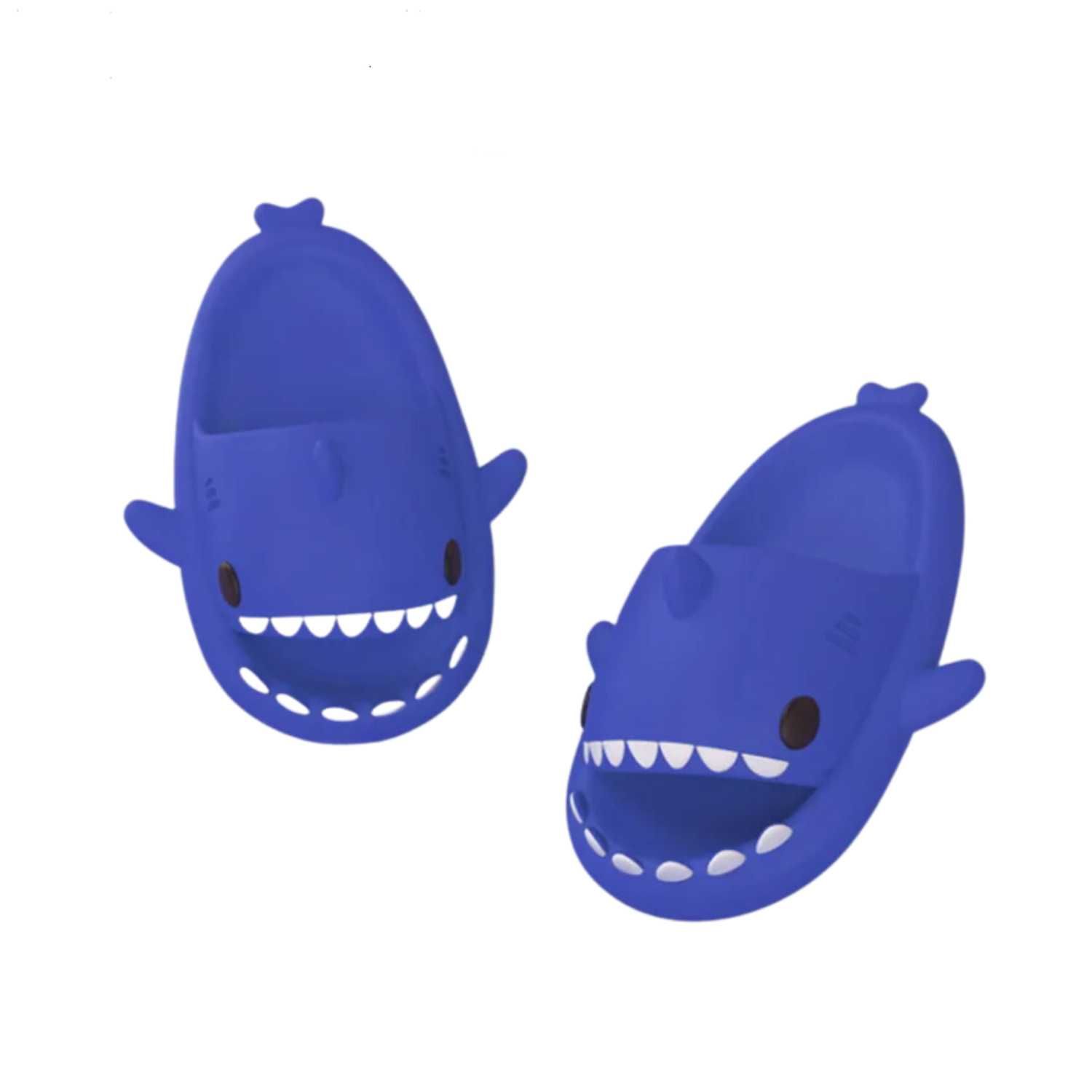 Papuci pentru copii fetite si baietei, Baby Shark, albastru