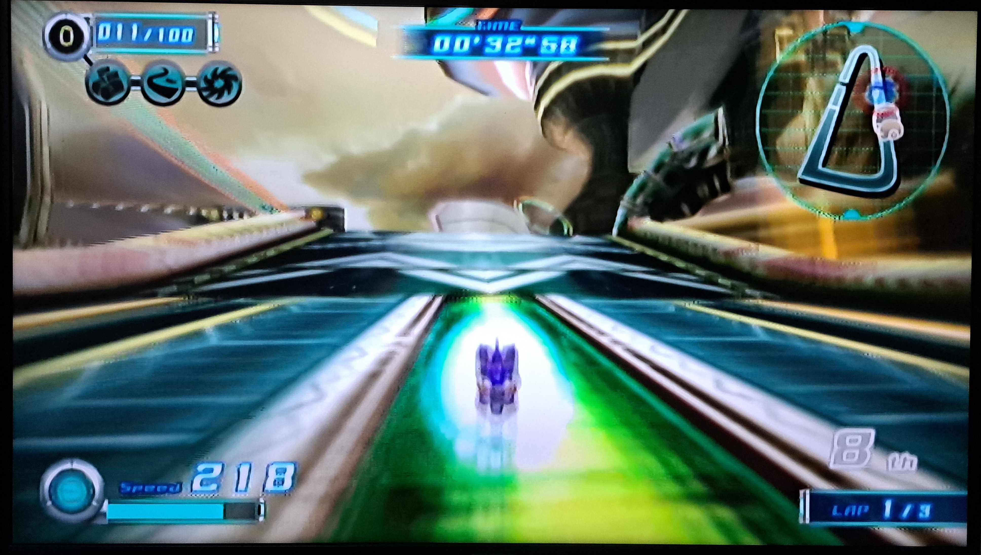 Nintendo Wii Mini + joc Sonic Riders (fara accesorii)
