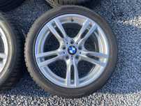 Jante BMW originale style 400 in 2 latimi cu anvelope noi Hankook 8 mm
