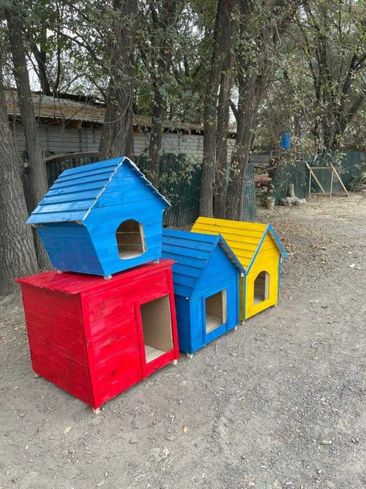 Собачный дом бутки Разборный Вальер Будка для собаки Деревянная будка