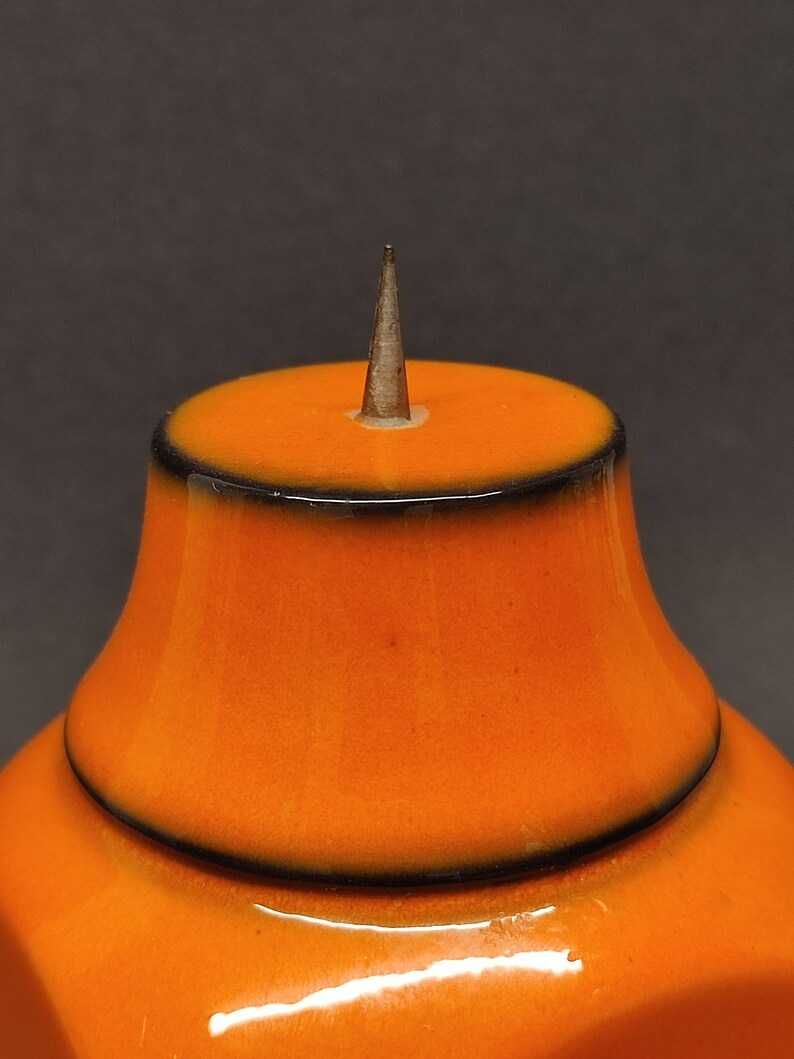 RAR! Suport Lumânare din Ceramica - Germania 1960 - V.W.