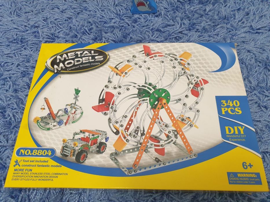 Joc construcții MetalModels carousel-340 piese NOU