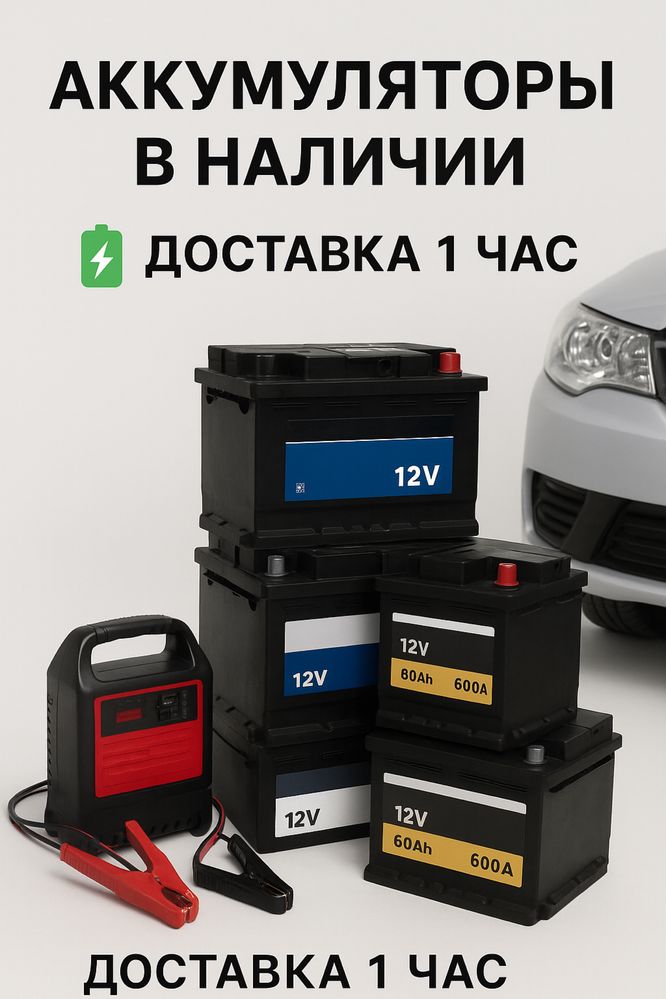 Аккумуляторы для легковых