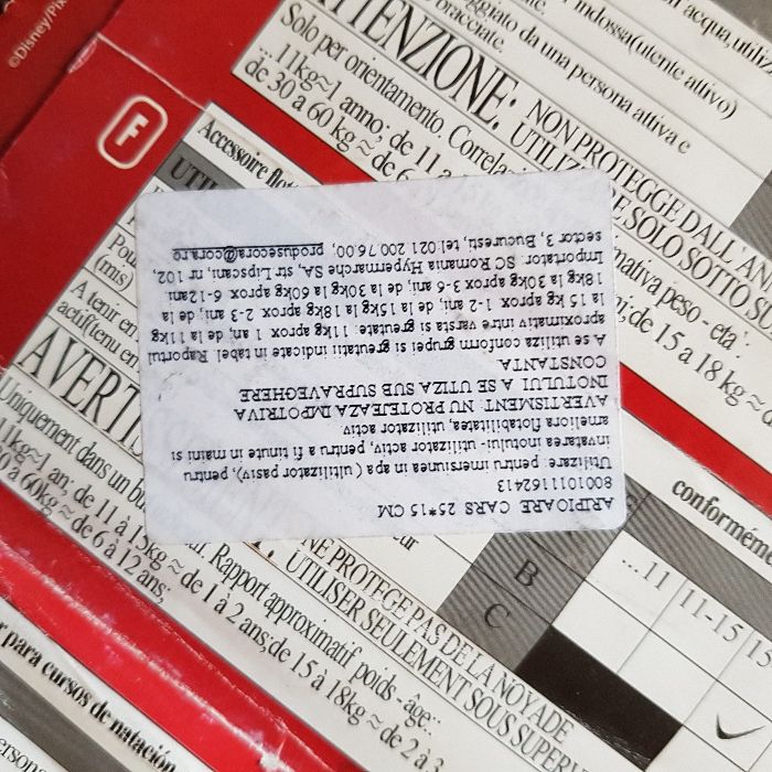 Vand aripioare pt înot Cars