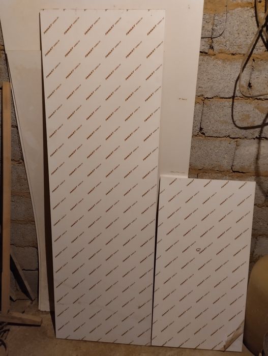 Остатки от акриловый лист, цвет белый