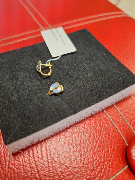 Детски златни обеци - 1,32 гр.