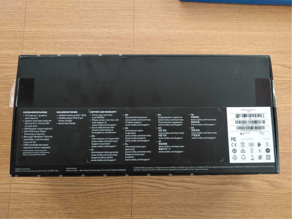 Placă video Nvidia RTX 3070 Founders Edition CITESTE!