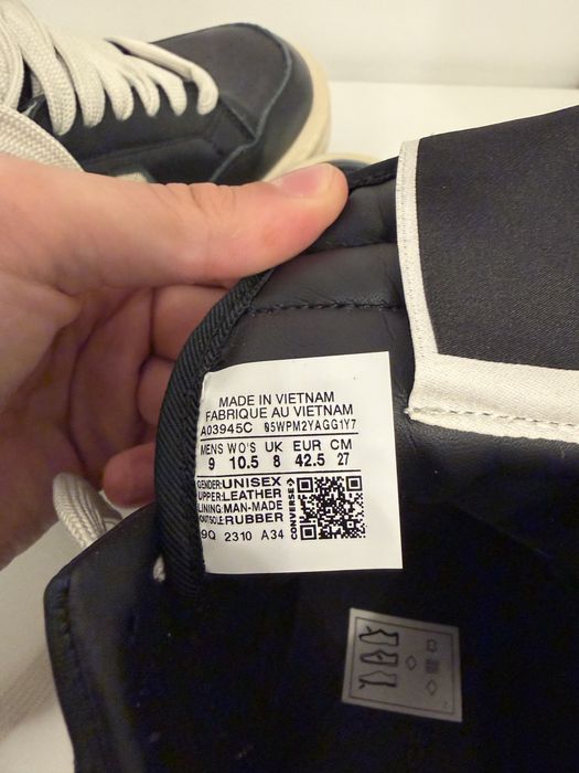 Rick owens X Converse TURBOWPN