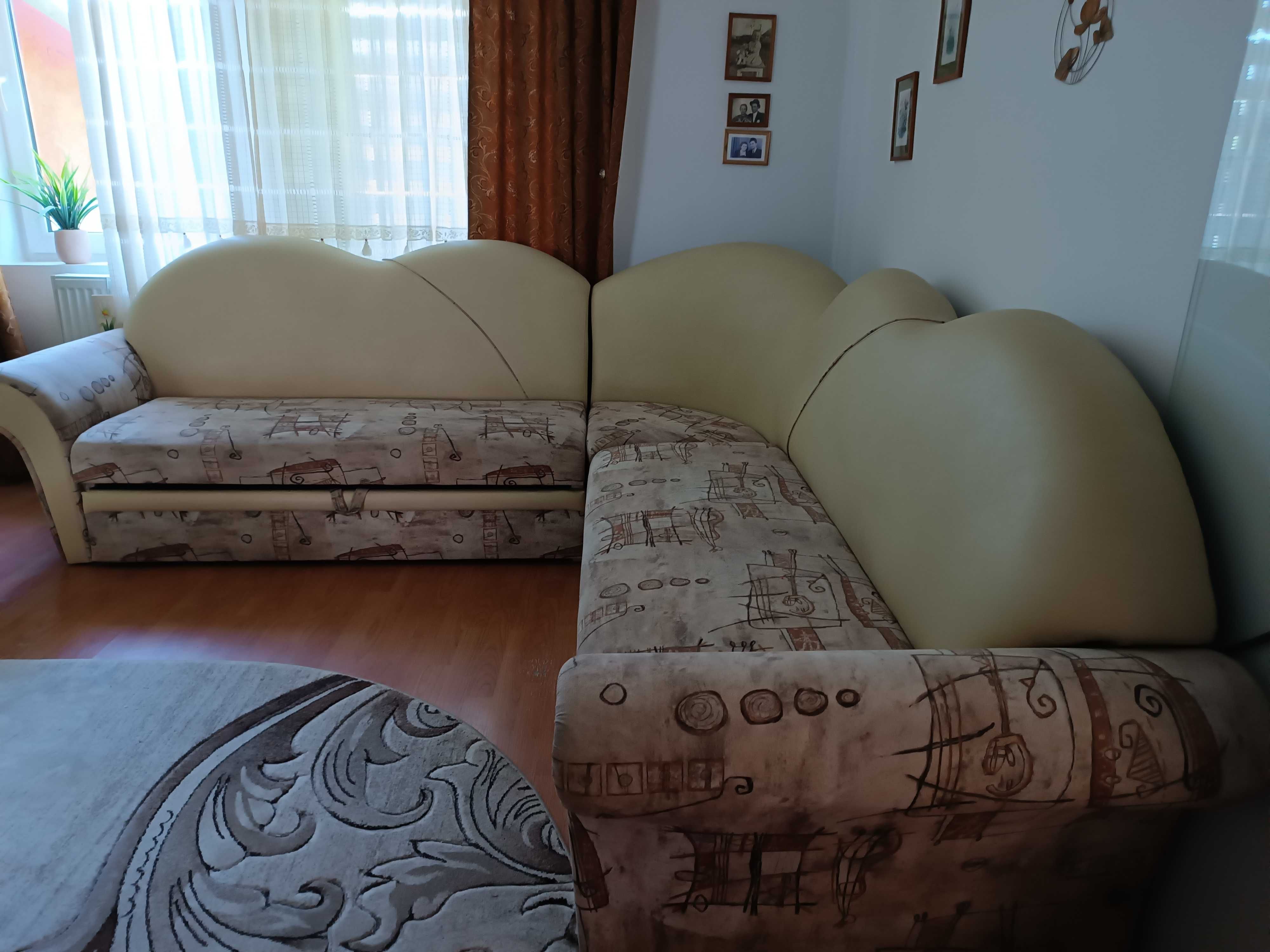 Canapea pe colț, 2,60m/2,60m