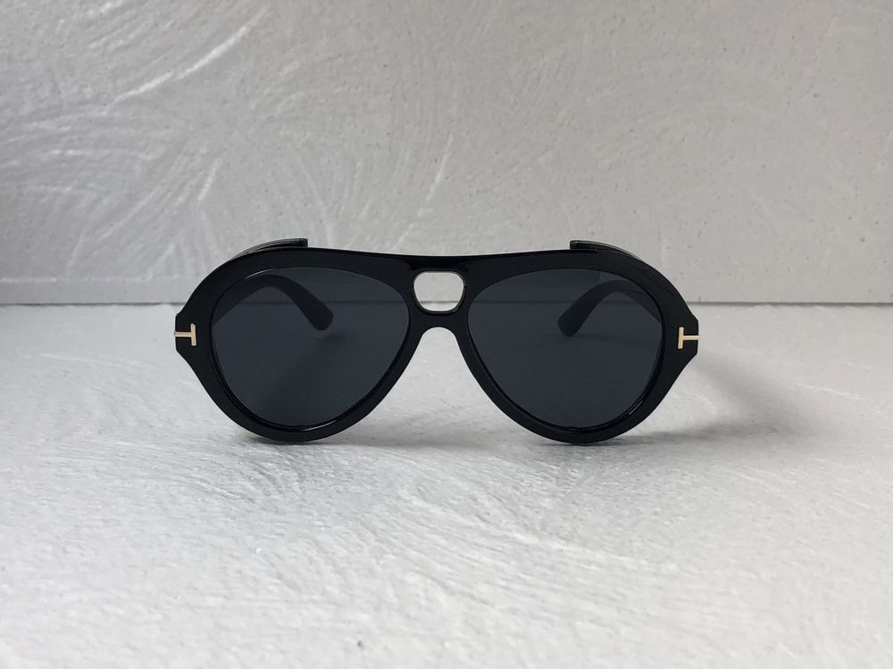 Tom Ford слънчеви очила авиатор черни прочрачни Дамски слънчеви очила