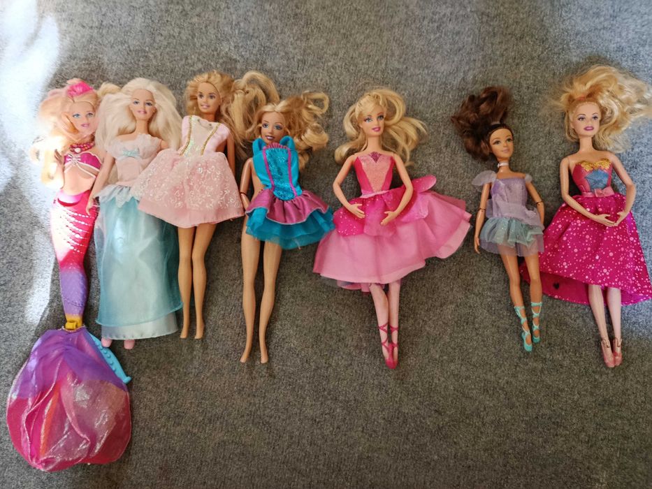 Barbie Rapunzel, Rosella, Odette etc