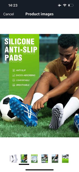 Футболни Чорапи Anti Slip размер 42-45