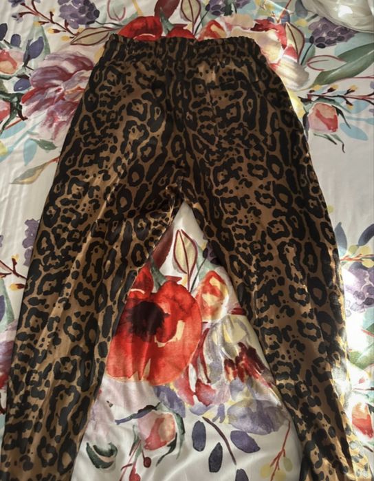 Pantaloni young rich white