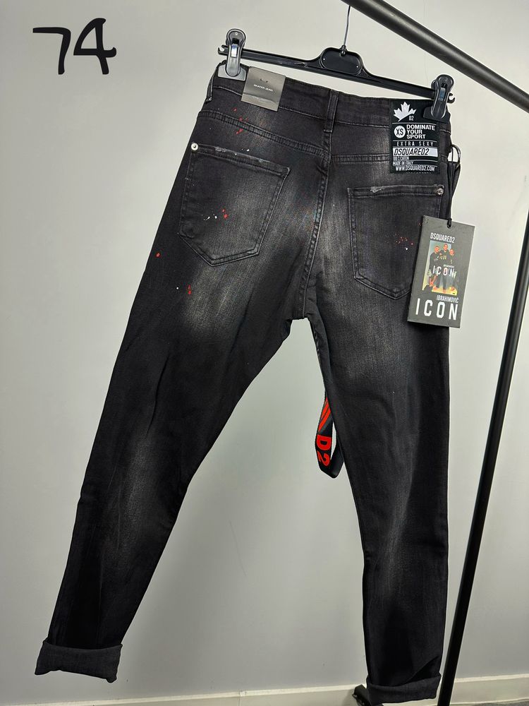 Dsquare d мъжки черни дънки 4 модела