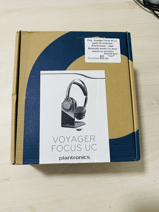 Poly - Căști Bluetooth Stereo (Plantronics) , Voyager Focus Uc