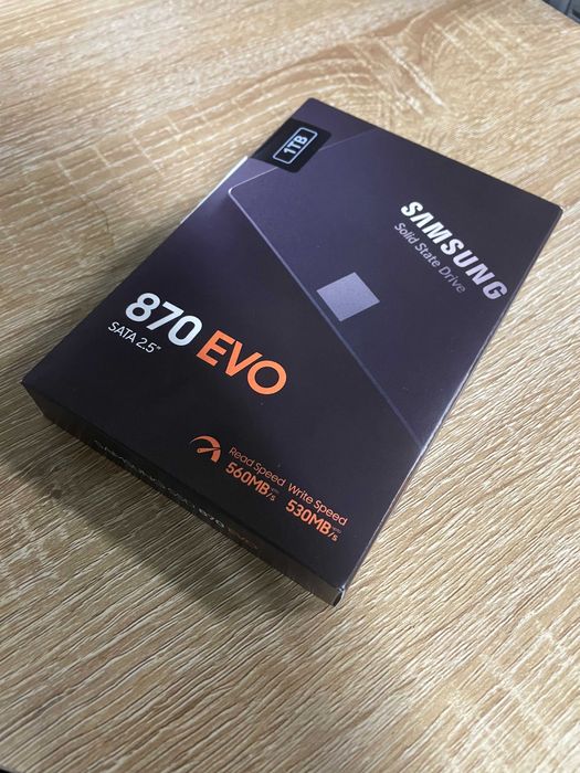 SSD Samsung 870 EVO 1TB – НОВ - MZ-77E1T0B/EU