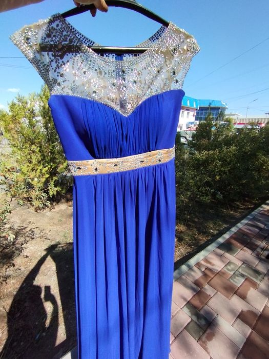 Продам вечернее длинное платье Турция 46-48 рр