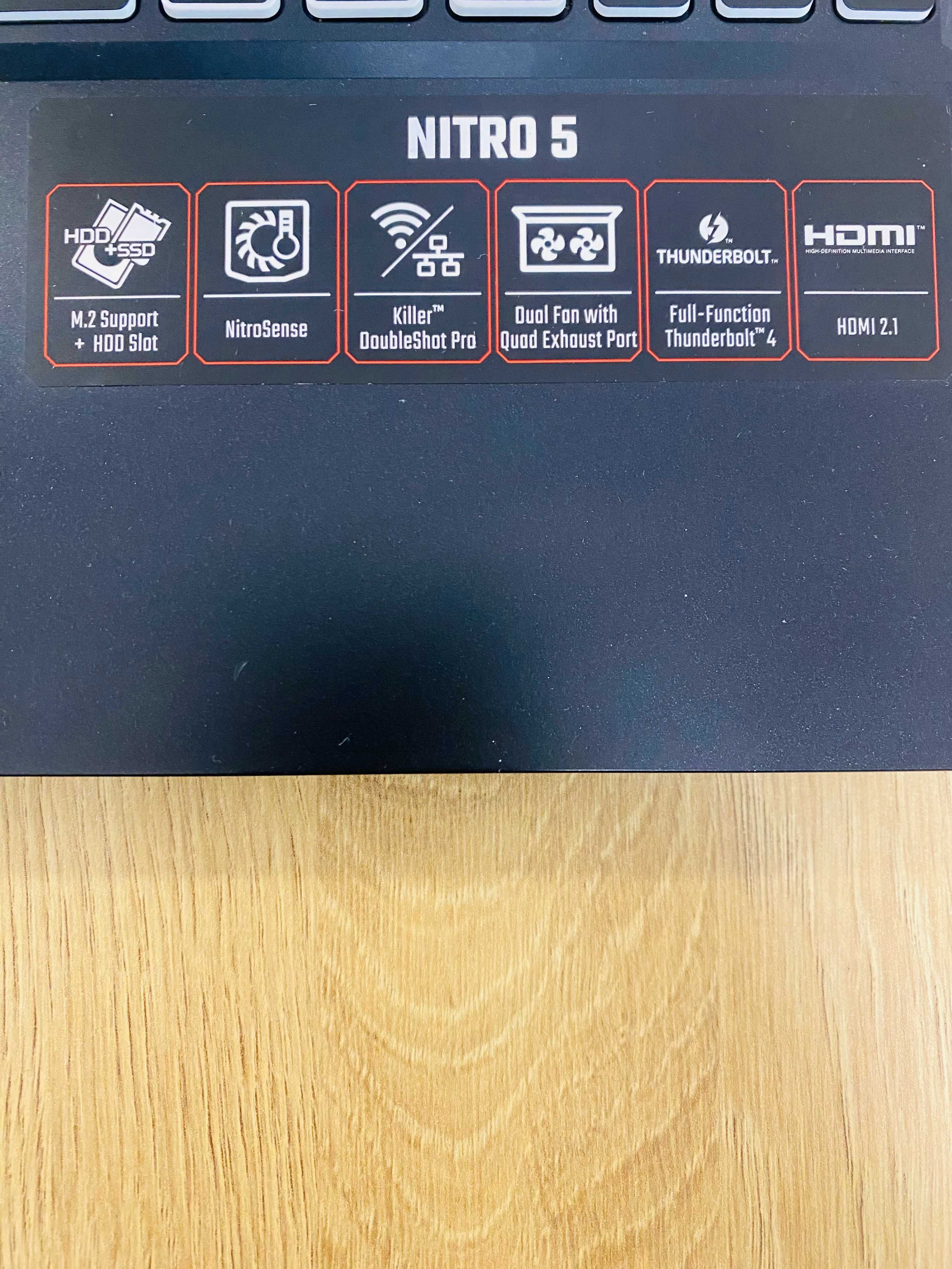 НОВ ! Acer Nitro 5 N22C1 15.6" Intel® Core™ i5, RAM 16GB, SSD 512GB