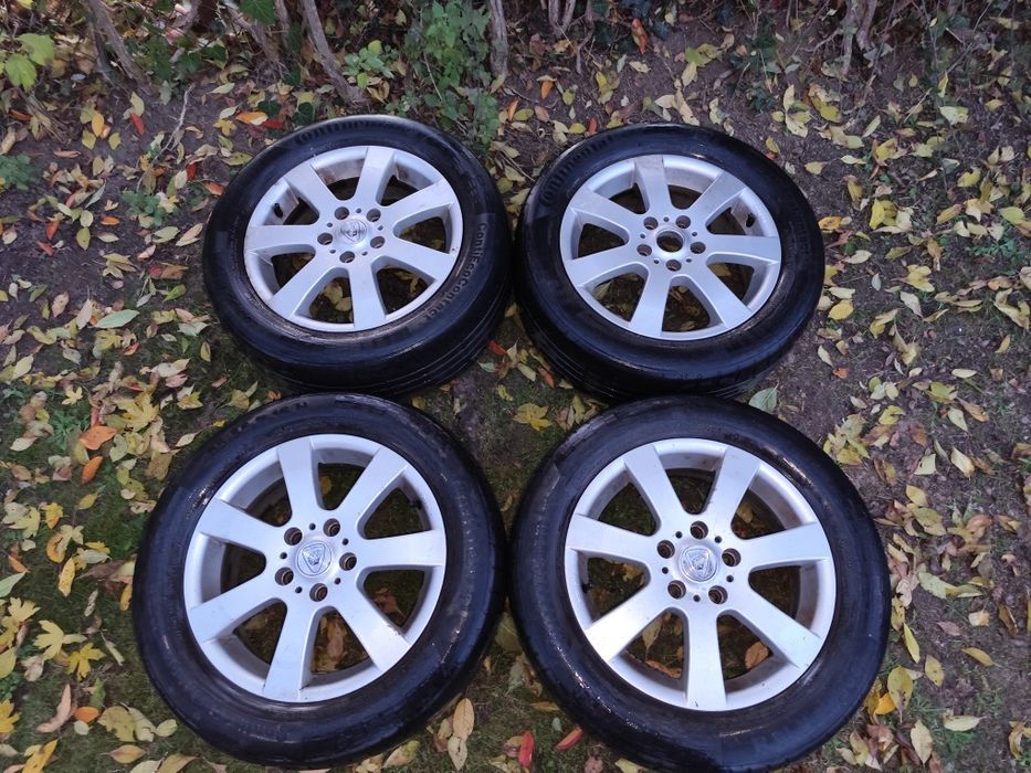 Set 4 jante cu anvelope vară Continental 205/55 R16 91H DOT 2016