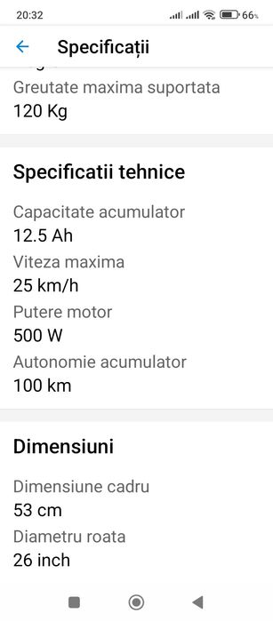 Bicicleta electrica ADO A26+
