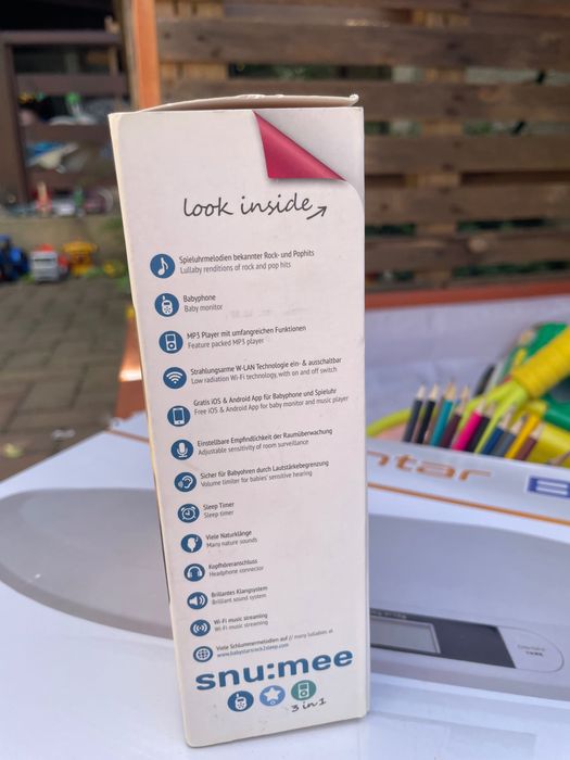 Snu:mee - baby monitor /music box - nou