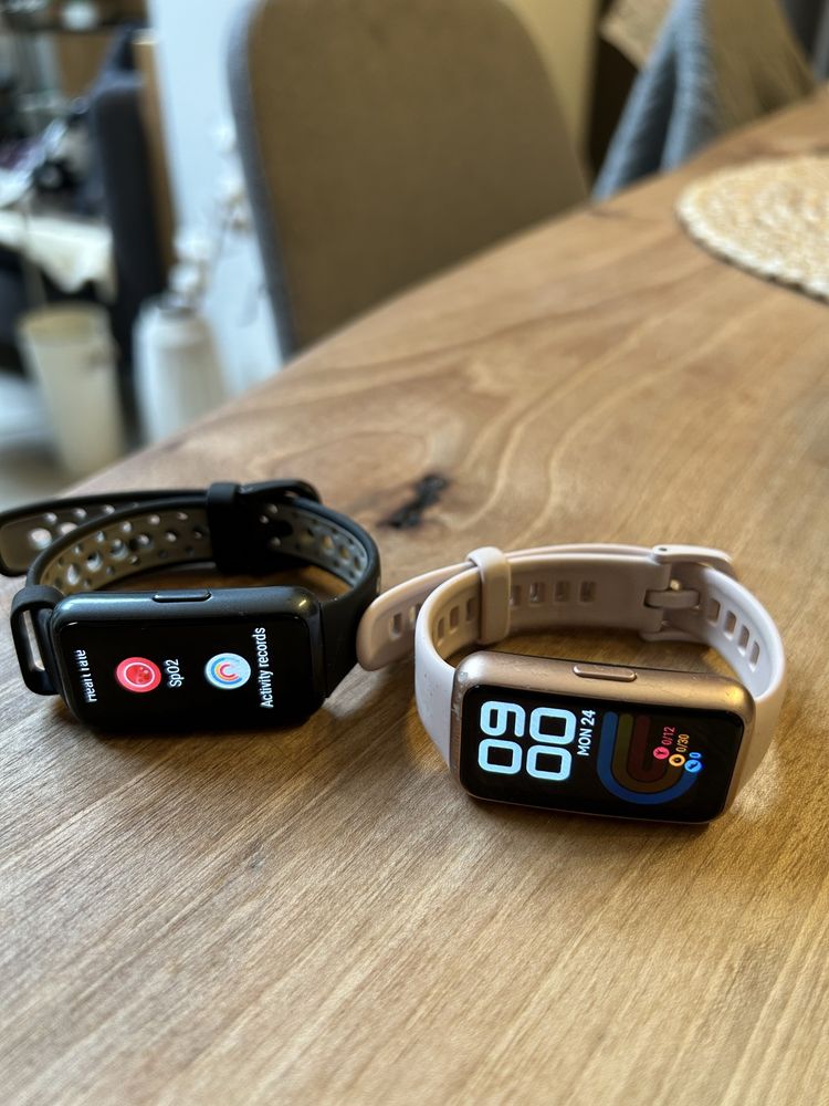 HUAWEI Band 7 / розова и черна каишка