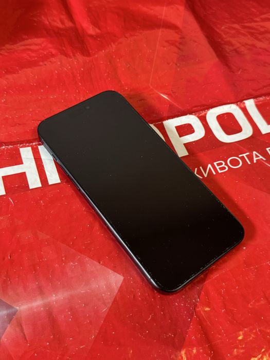 КАТО НОВ 256GB iPhone 15 Pro Max Technopolis Гаранция 2025 Black Черен