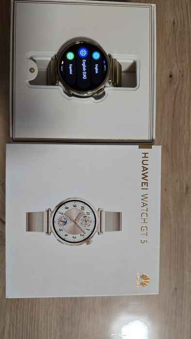 Smartwatch Huawei Watch GT 5, 41MM, Gold Milanese Strap