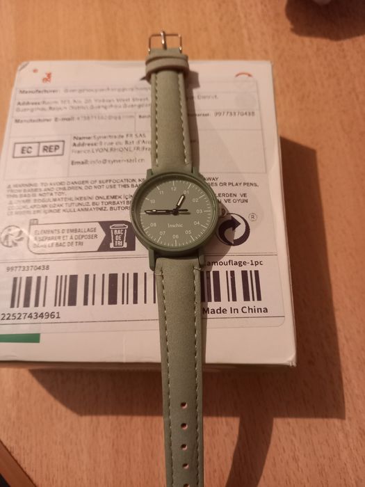 Новые зеленые часы