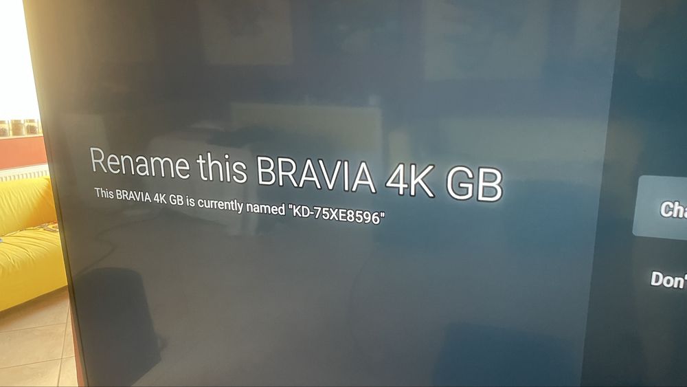 Sony Bravia TV 1,89 m