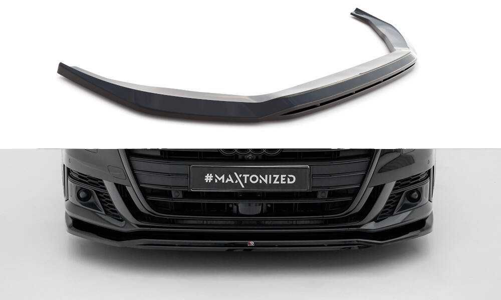 Pachet Prelungiri Audi A8 D5 S-Line Maxton Design negru lucios