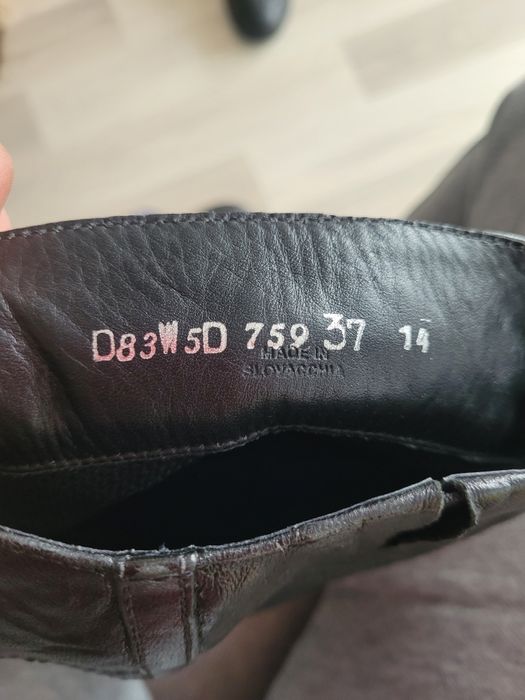 Cizme de piele naturala Geox marime 37