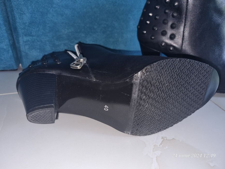 Botine damă,piele naturală