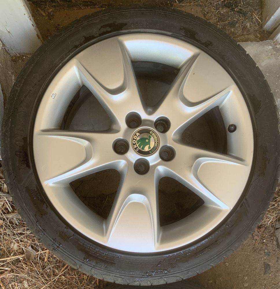 Лети джанти 16” 5х100 57,1 с летни гуми Goodyear Eagle F1 205/45 R16