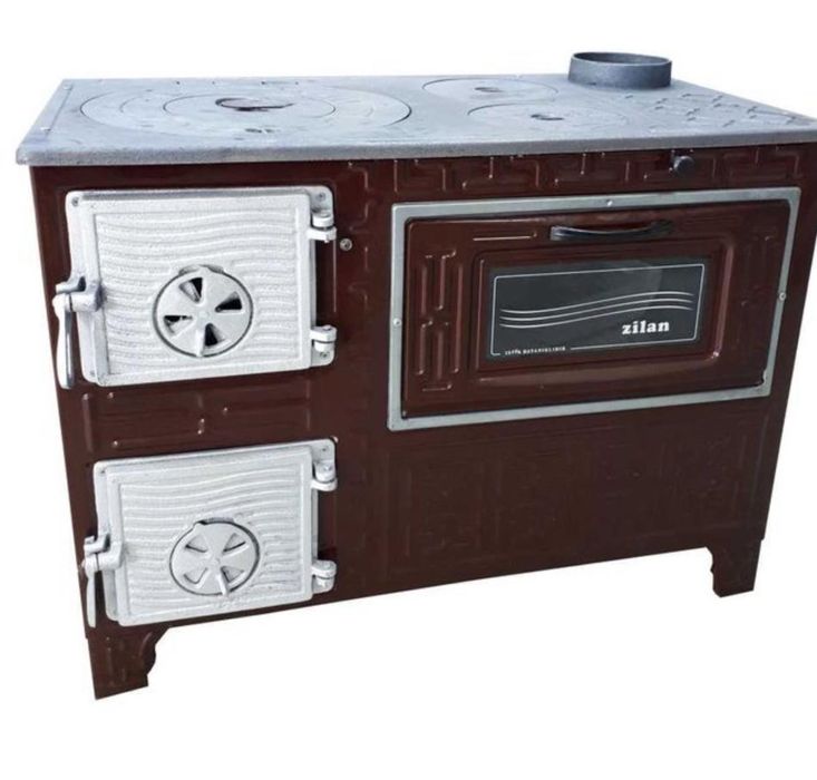 Soba pe lemne plita si cuptor pentru gatit 5.5KW