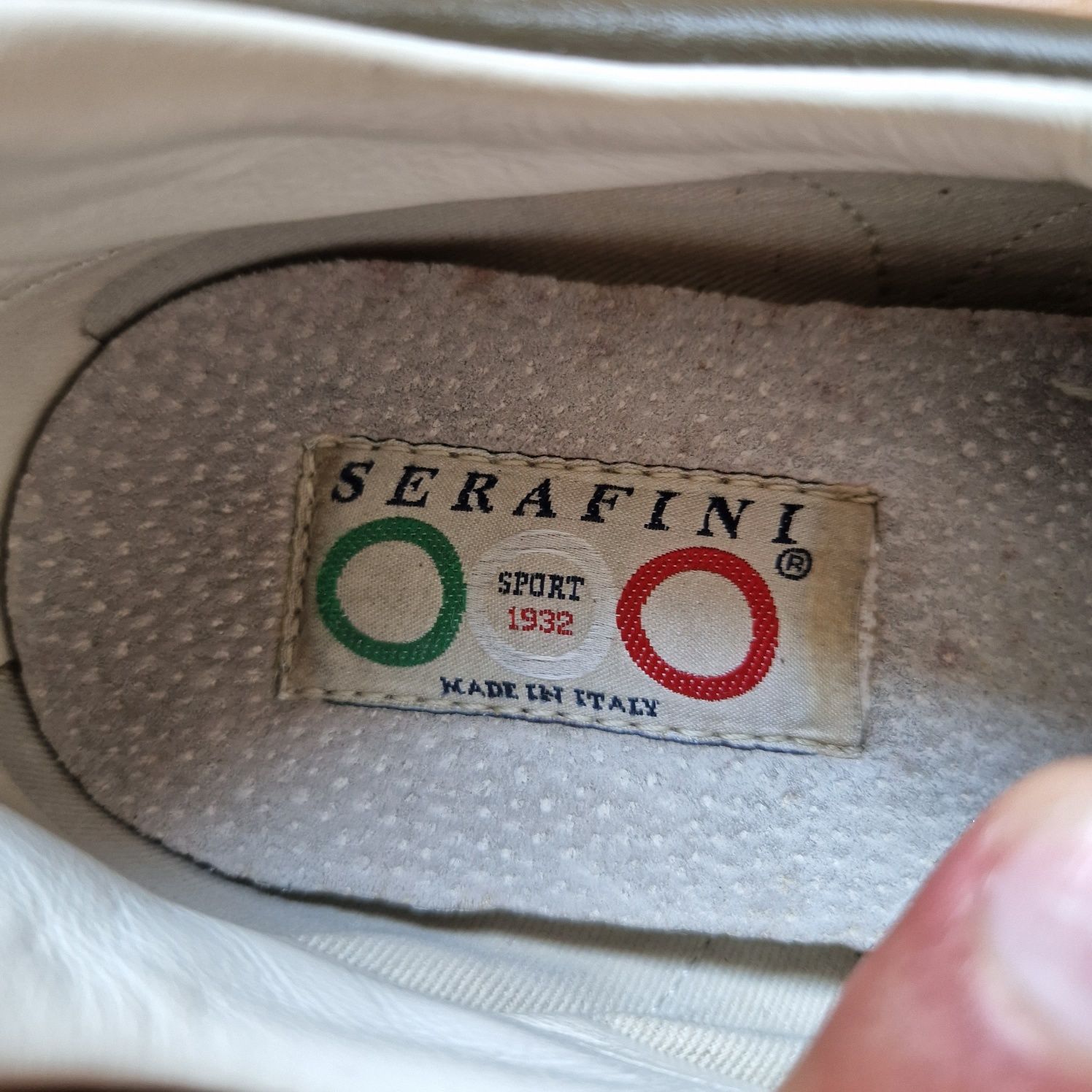 Serafini Luxury Italia - Pantofi sport din piele naturala - 38