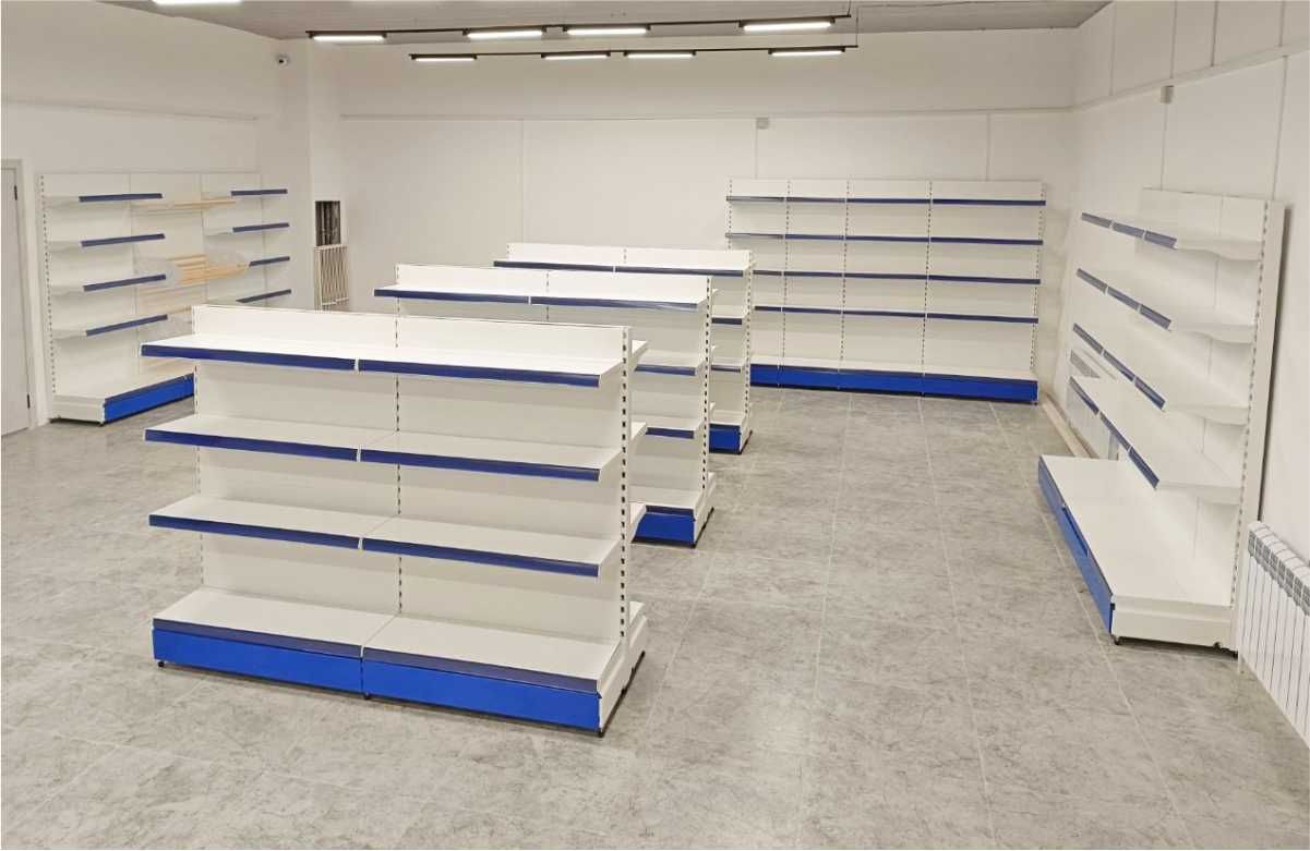 Полки из металла для магазина, стеллажи, савдо токчалари
