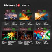 Телевизор HISENSE. 43 диагональ SMART TV 4K гарантия 2 года