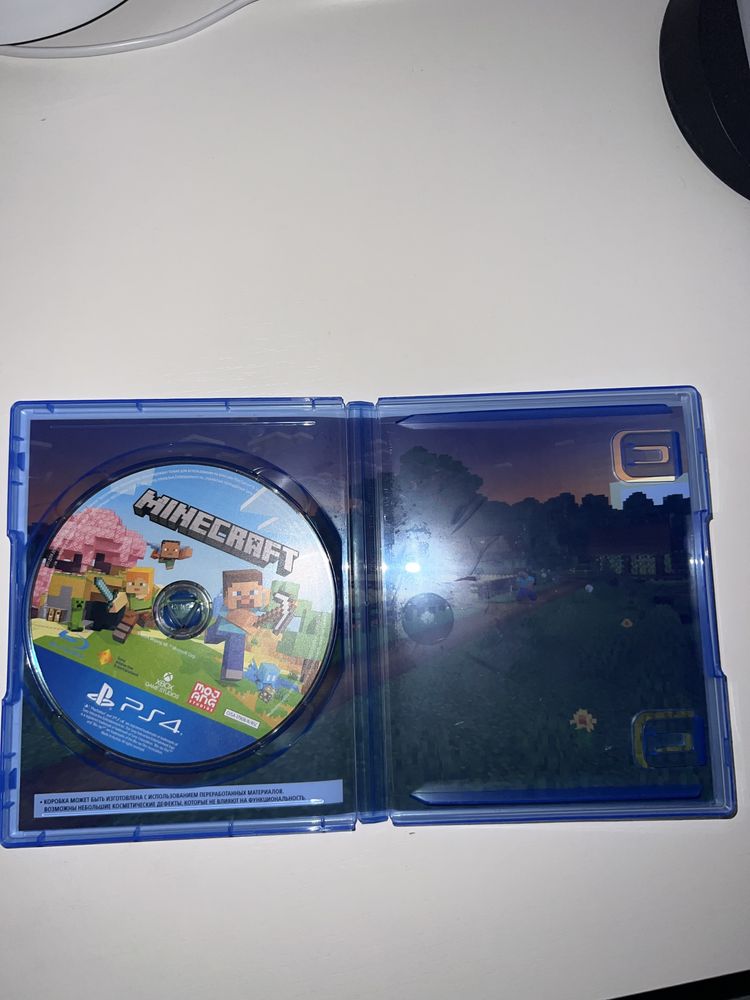 Minecraft диск пс 4,5