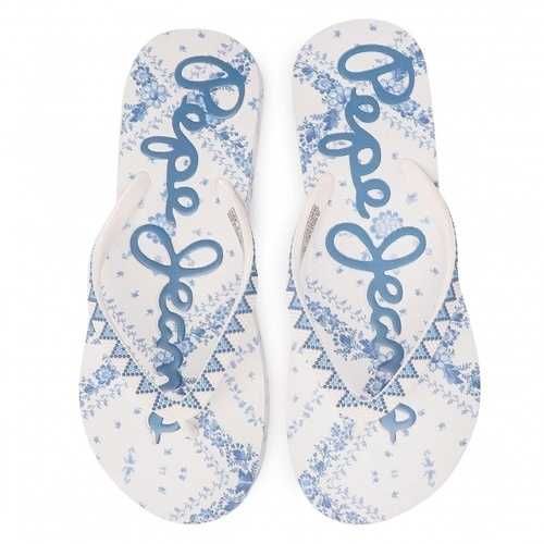 Slapi femei Pepe Jeans, noi, cu etichetă, culoare albă